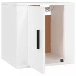 2 db fehér falra szerelhető TV-szekrény 40 x 34,5 x 40 cm