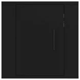 fekete fali TV-szekrény 40x34,5x40 cm