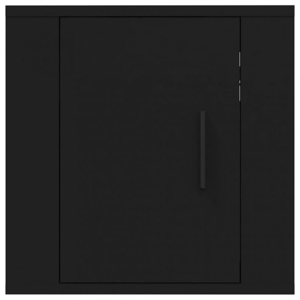 fekete fali TV-szekrény 40x34,5x40 cm