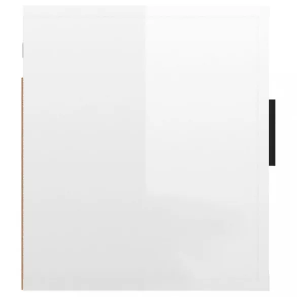 2 db magasfényű fehér fali TV-szekrény 40 x 34,5 x 40 cm