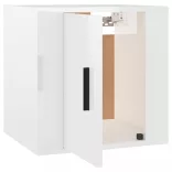 2 db magasfényű fehér fali TV-szekrény 40 x 34,5 x 40 cm