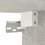 2 db betonszürke fali TV-szekrény 40x34,5x40 cm