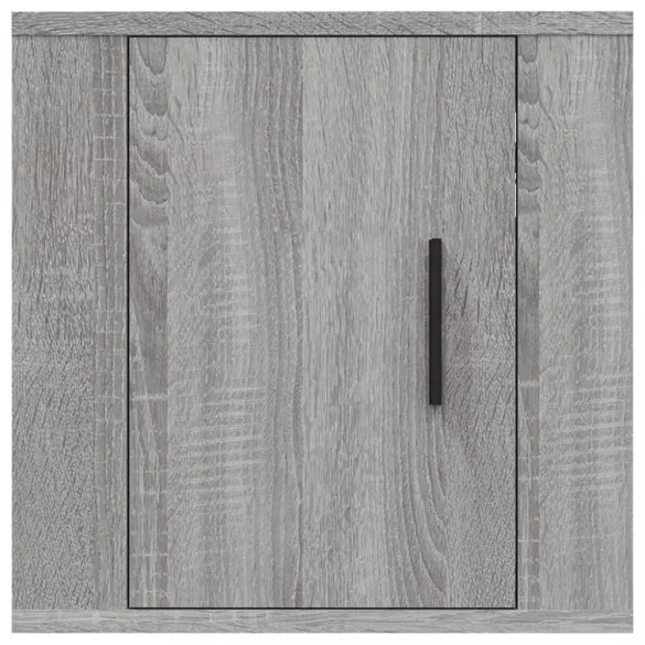 2 db szürke sonoma falra szerelhető TV-szekrény 40x34,5x40 cm