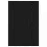 fekete falra szerelhető TV-szekrény 40 x 34,5 x 60 cm