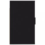 fekete falra szerelhető TV-szekrény 40 x 34,5 x 60 cm