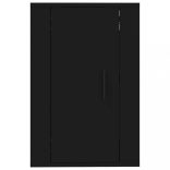 2 db fekete falra szerelhető TV-szekrény 40 x 34,5 x 60 cm