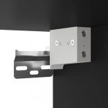 2 db fekete falra szerelhető TV-szekrény 40 x 34,5 x 60 cm