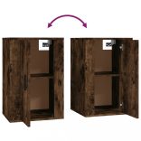 füstös tölgy színű fali TV-szekrény 40x34,5x60 cm