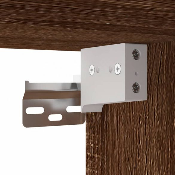 2 db barna tölgy falra szerelhető TV-szekrény 40x34,5x60 cm