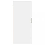 magasfényű fehér fali TV-szekrény 40x34,5x80 cm