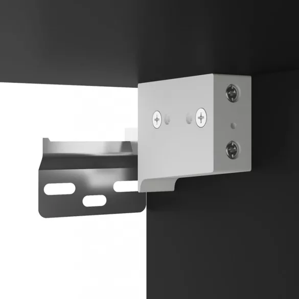 fekete fali TV-szekrény 40x34,5x80 cm