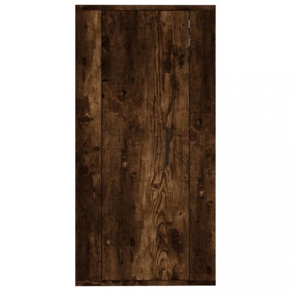 füstös tölgy színű fali TV-szekrény 40x34,5x80 cm