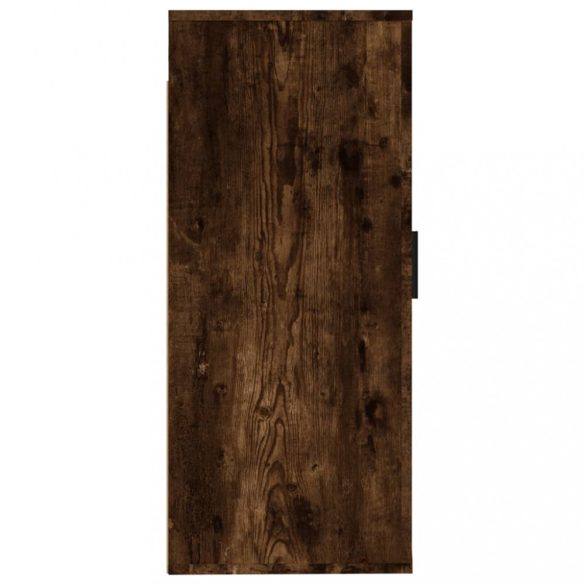 füstös tölgy színű fali TV-szekrény 40x34,5x80 cm