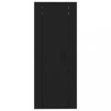 fekete fali TV-szekrény 40x34,5x100 cm