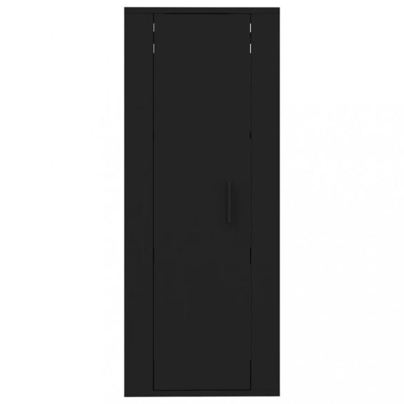 fekete fali TV-szekrény 40x34,5x100 cm