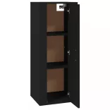 fekete fali TV-szekrény 40x34,5x100 cm