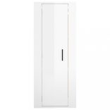 magasfényű fehér fali TV-szekrény 40x34,5x100 cm