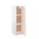 magasfényű fehér fali TV-szekrény 40x34,5x100 cm