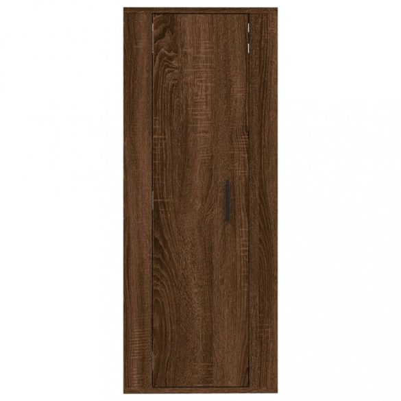 barna tölgy színű fali TV-szekrény 40x34,5x100 cm