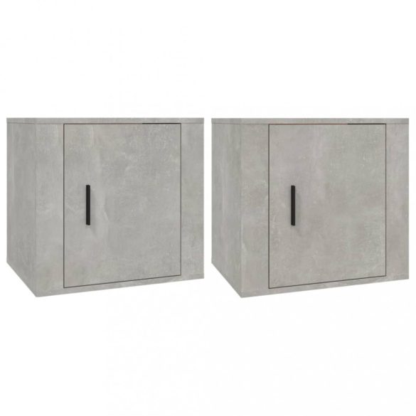 2 db betonszürke éjjeliszekrény 50x39x47 cm