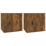 2 db füstös tölgy színű éjjeliszekrény 50x39x47 cm