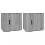 2 db szürke sonoma színű éjjeliszekrény 50x39x47 cm