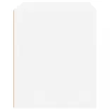 magasfényű fehér éjjeliszekrény 50x39x47 cm