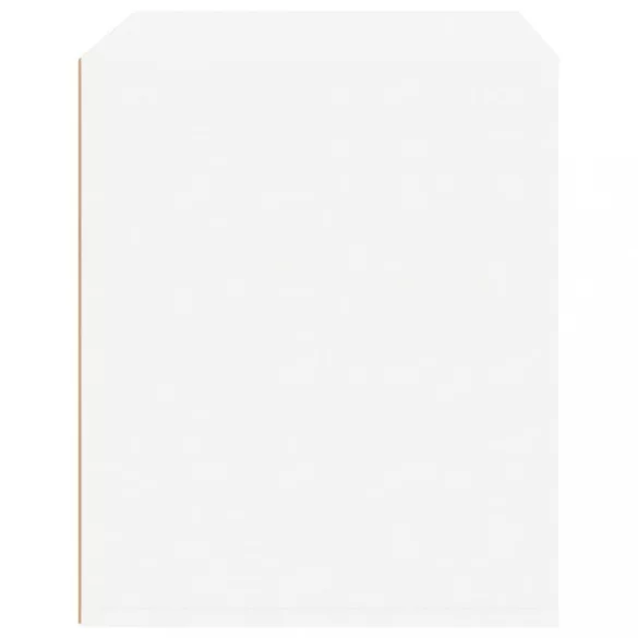 magasfényű fehér éjjeliszekrény 50x39x47 cm