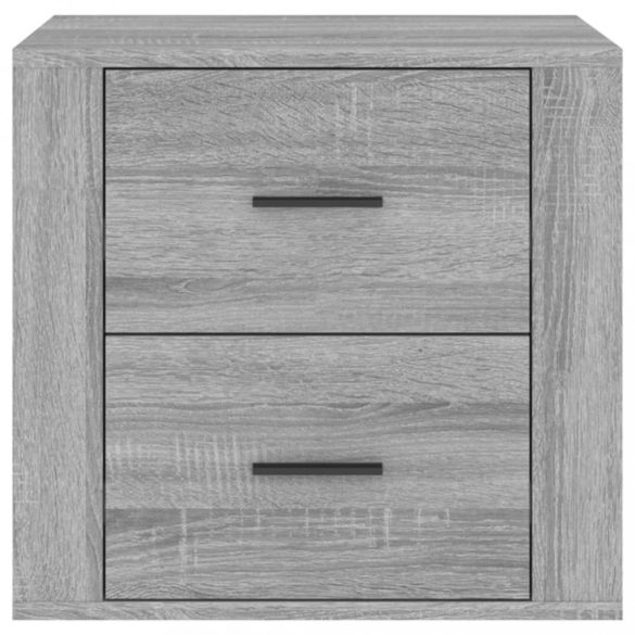szürke sonoma színű éjjeliszekrény 50x39x47 cm