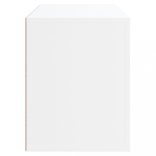 fehér szerelt fa cipősszekrény 80x35x45 cm