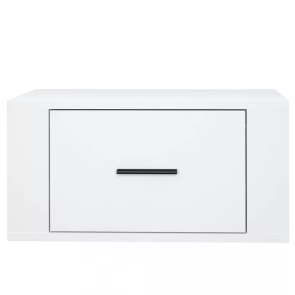 2 db fehér falra szerelhető éjjeliszekrény 50 x 36 x 25 cm