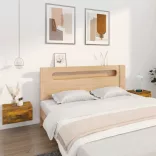 2db füstös tölgy színű fali éjjeliszekrény 50 x 36 x 25 cm