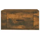 2db füstös tölgy színű fali éjjeliszekrény 50 x 36 x 25 cm