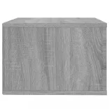 2 db szürke sonoma falra szerelhető éjjeliszekrény 50x36x25 cm