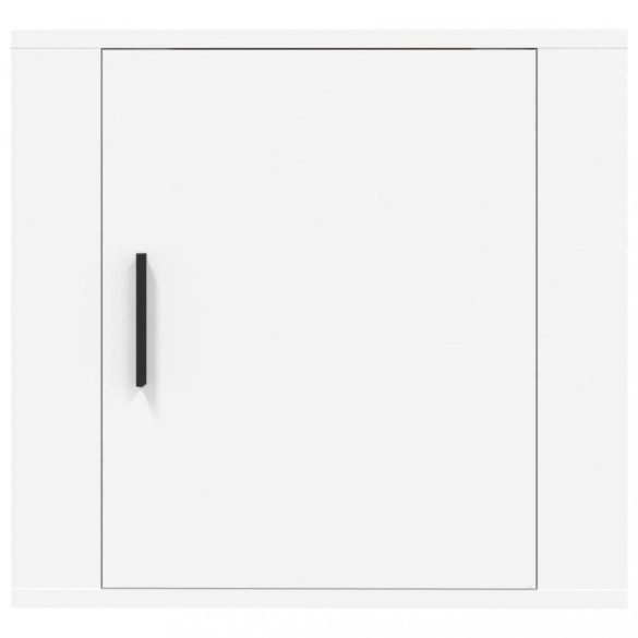 2 db fehér falra szerelhető éjjeliszekrény 50x30x47 cm