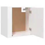 2 db fehér falra szerelhető éjjeliszekrény 50x30x47 cm