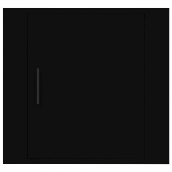 2 db fekete falra szerelhető éjjeliszekrény 50 x 30 x 47 cm