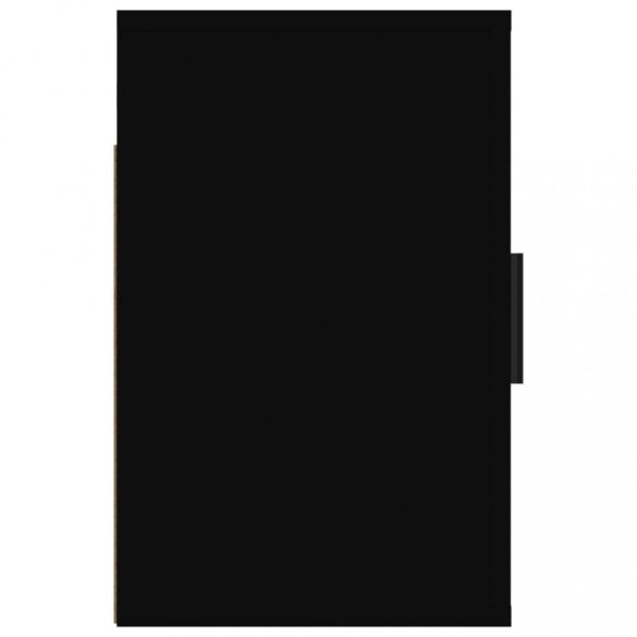 2 db fekete falra szerelhető éjjeliszekrény 50 x 30 x 47 cm