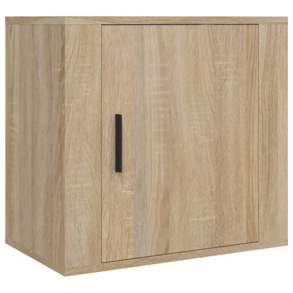 2 db sonoma tölgy falra szerelhető éjjeliszekrény 50x30x47 cm