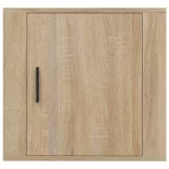 2 db sonoma tölgy falra szerelhető éjjeliszekrény 50x30x47 cm