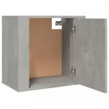 2 db betonszürke falra szerelhető éjjeliszekrény 50x30x47 cm