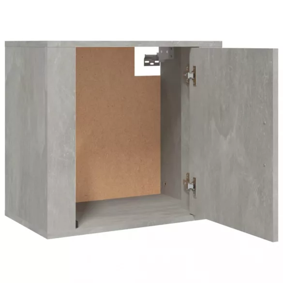 2 db betonszürke falra szerelhető éjjeliszekrény 50x30x47 cm