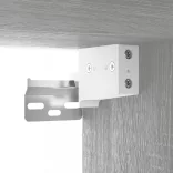 szürke sonoma színű falra szerelhető éjjeliszekrény 50x30x47 cm