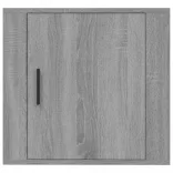 2 db szürke sonoma falra szerelhető éjjeliszekrény 50x30x47 cm