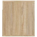 sonoma tölgy színű falra szerelhető éjjeliszekrény 50x36x40 cm