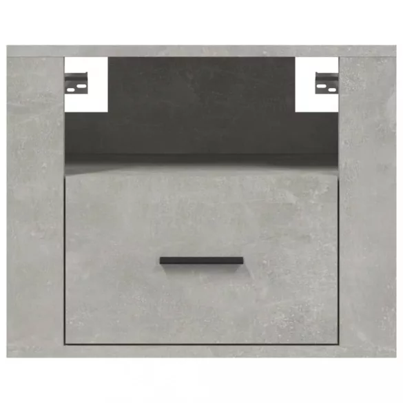 szürke falra szerelhető éjjeliszekrény 50 x 36 x 40 cm