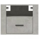2 db betonszürke falra szerelhető éjjeliszekrény 50x36x40 cm
