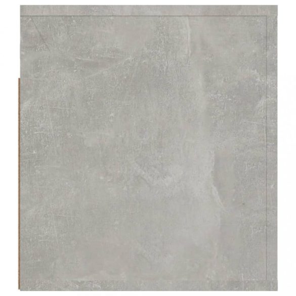 2 db betonszürke falra szerelhető éjjeliszekrény 50x36x40 cm