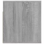 2 db szürke sonoma falra szerelhető éjjeliszekrény 50x36x40 cm