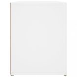 fehér szerelt fa cipőtartó 100x35x45 cm